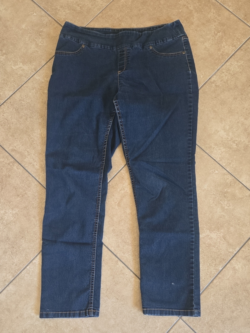 Peck & Peck Dark Blue Stretch Jeggings